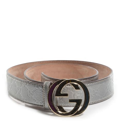 silver belt gucci|silver gucci belt women.